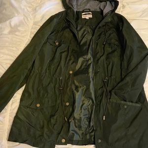 Hunter Green Rain Jacket